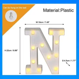 satyam kraft Alphabets table lamp05 Table Lamp image 3