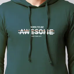 Friskers Men Printed Hooded Sweatshirt image 5