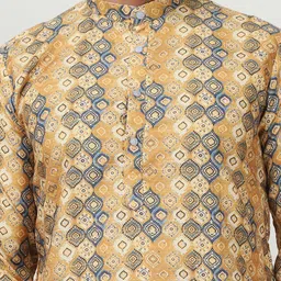 Anouk Men Ethnic Motifs Printed Regular Sequinned Kurta with Pyjamas image 2