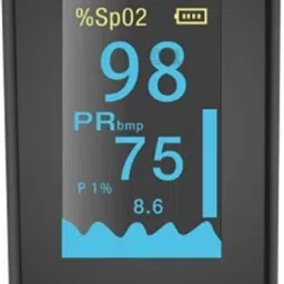 AccuSure Finger Tip Pulse Oximeter with LED Display and Auto Power Off Feature (Blue and White) Pulse Oximeter Pulse Oximeter image 4