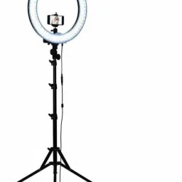 JAMMY ZONES Big Selfie Ring Light 10" with 7ft Tripod Stand for video,Reels Studio J44 Ring Flash-25