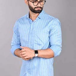 fubar Men Slim Fit Striped Casual Shirt-picture-31