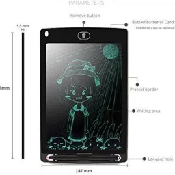 sbe WRITING PAD 8.5 inch LED Notepad for Kids | LCD Writing Tablet image 3