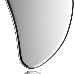 Gua sha Tool for Face Stainless Steel Facial Metal Neck Massager (Heart Shape)-24