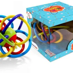 - Looptitoy Tube Teether Toy - Soft & elastic texture - Easy grip - Baby Safe Teether-27