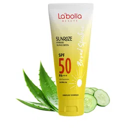Labolia Beaute Sunraze Hybrid Sunscreen SPF50 PA+++ With Aloe Vera & Cucumber - 50 g-45