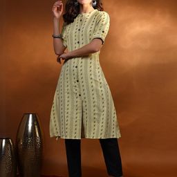 DIZON Women Woven Design Kurta Set-image-55