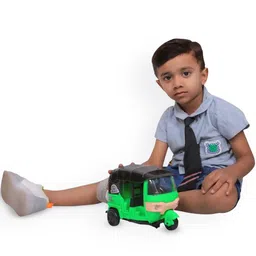 HASHONE Auto Rickshaw RC Toy With Remote Control image 2