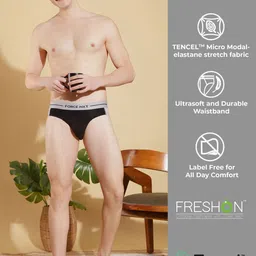 Force NXT Men Pack Of 2 Assorted Basic Briefs MNFS-12-COL-23-PO2 image 2