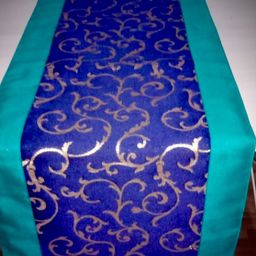 Pinkparrot Blue & Green Printed Table Runner-image-69