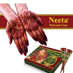 Neeta Set Of 12 Mehendi Cone 15g Each image 5