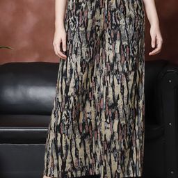 Boston Club Printed Mid-Rise Flared Lounge Pant-image-20