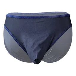 MOODSTRING Men Mid-Rise Small Size Bikini Briefs ML-07007-NBL-S image 5