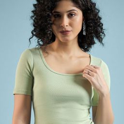 Mayra Women Solid Cotton Tank Crop Top-image-5