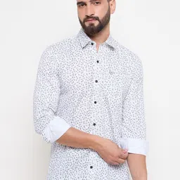 Duke Men Slim Fit Opaque Printed Casual Shirt-picture-20