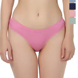 Liigne Pack Of 5 Mid-Rise Basic Briefs VCPC2210-XS-image-65