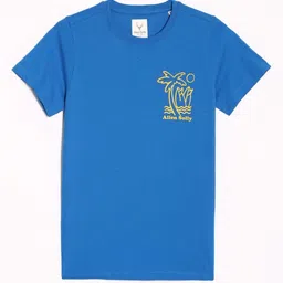 Allen Solly Junior Boys Graphic Printed Round Neck Cotton T-shirt-picture-9