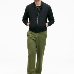 Terra Luna Men Cotton Bomber with Embroidered Jacket-image-76