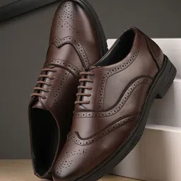 DESIDERIO Men Leather Derbys-29