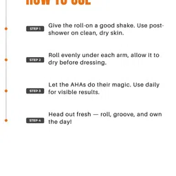 Detoxie Set Of 2 5% AHA BHA Underarm Lightening Deo Roll On - 40 ml Each -Pine Fresh image 5