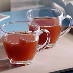 Somil Glass Tea / Coffee Serving Cup, Set Of 2-Oh14, Clear, 150 Ml-image-93