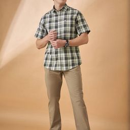 THE BEETEL HOUSE Men Straight Slim Fit Checked Casual Shirt-picture-7