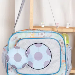 ROSADA Kids Football Champ Printed With Toy Hanging Baby Diaper Bag-57