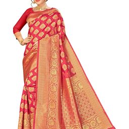 Maroosh Woven Design Zari Banarasi Saree-image-53