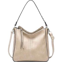 DressBerry Embellished PU Bucket Shoulder Bag-2