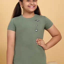 Sweet Dreams Girls Round Neck Lounge Tshirts-image-71