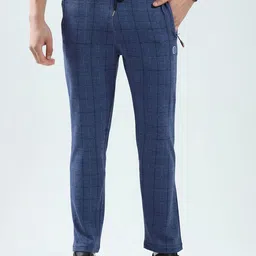 Monte Carlo Men Checked Regular Fit Cotton Mid Rise Track Pant-picture-7