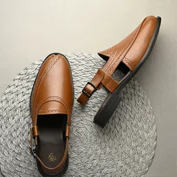 House Of Pataudi Men Textured Shoe Style Sandals-image-18
