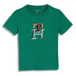 Tommy Hilfiger Boys Typography Printed Round Neck Cotton T-shirt-image-96