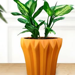 LASAKI Flory Orange Lily Ceramic Planters-image-30