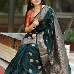 Twika Woven Design Zari Art Silk Saree-image-35