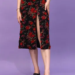 MINOS Printed A-line Midi Skirt-picture-18