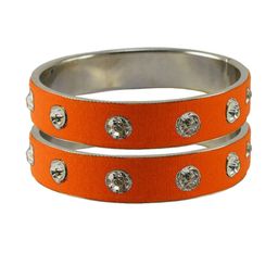 Vidhya Kangan Women Orange Bangle-image-20