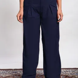 SVKETAIL Women Relaxed Fit Pleated Trousers-picture-34
