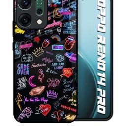 QRIOH Accept The Mystery Printed Oppo Reno14 Pro 5G Glass Back Case Mobile Accessories-picture-46