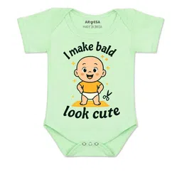 Arvesa Kids-Unisex Green Cotton Rompers-picture-19