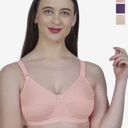 SHYAM SONS FLAIR Women Pack of 3 Full Coverage Minimizer Bra-8
