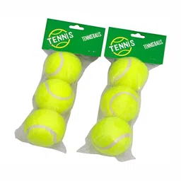 HackerX Set Of 6 Tennis Cricket Ball-14