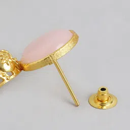 Anouk Gold Plated Artificial Stones Contemporary Studs image 2
