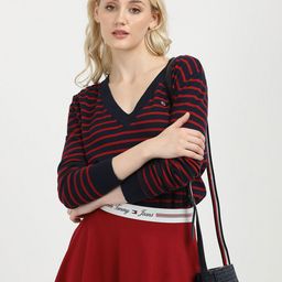 Tommy Hilfiger Women Striped Printed Pullover-image-39