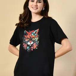 CORSICA Women Printed Extended Sleeves Bio Finish T-shirt-image-33