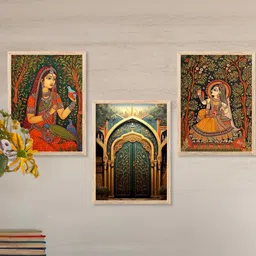 Traditional Wall Art With Frame Home Decor Wall Painting For Living Room Office Bedroom-picture-8