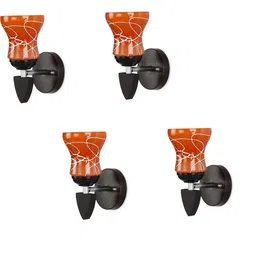 SOMIL Orange Glass Cylinder Wall Lamps-image-86
