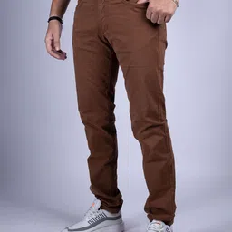 HUE & HIDE Men Relaxed Trousers-image-60