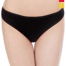 Diving Deep Women Pack of 3Cotton low-Rise Thongs Briefs-image-79