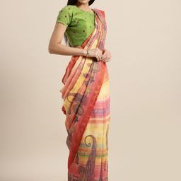 DIVASTRI Women Ethnic Motifs Saree-picture-47